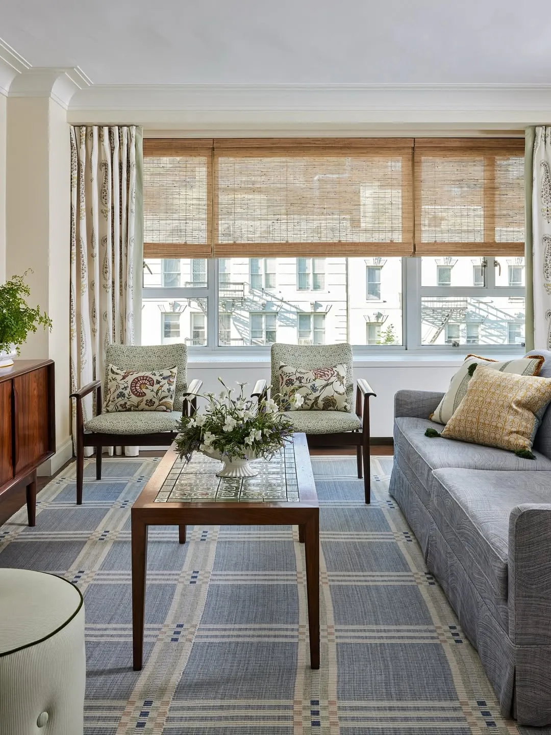 Soft Drapery 25 Soft Drapery + Woven Wood Shade 1